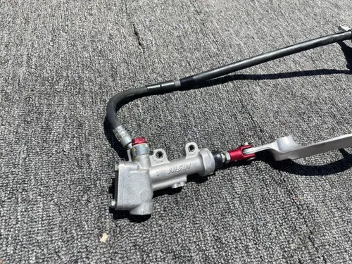 KAWASAKI KX250F KX 250 F REAR BRAKE ASSEMBLY COMPLETE OEM master cylinder 1