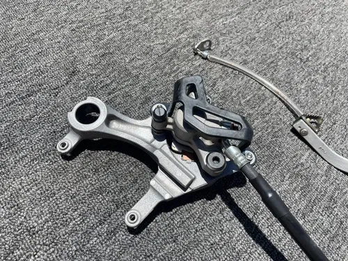 KAWASAKI KX250F KX 250 F REAR BRAKE ASSEMBLY COMPLETE OEM master cylinder 1
