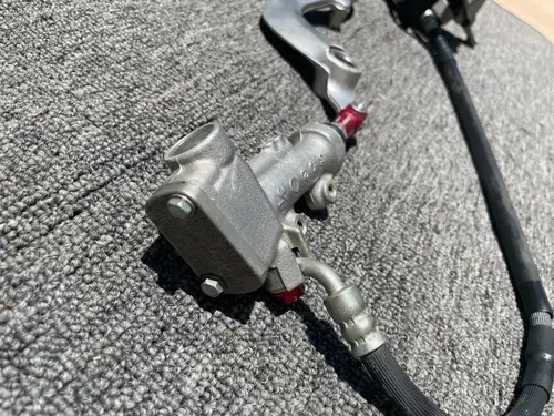 KAWASAKI KX250F KX 250 F REAR BRAKE ASSEMBLY COMPLETE OEM master cylinder 1