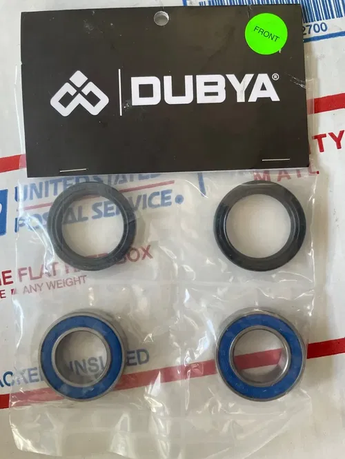 DUBYA USA WHEEL BEARINGS & SEALS NEW Kite Hubs Front #3