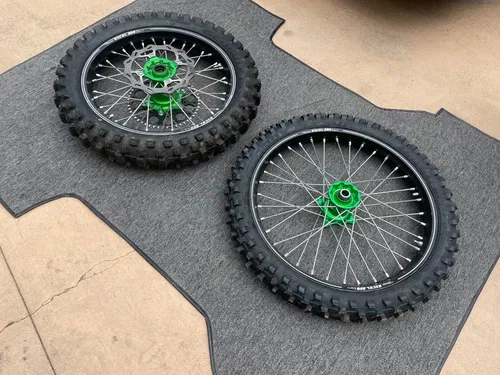 2021-2025 KAWASAKI KX250 KITE WHEEL FRONT REAR EXCEL A60 RIM HUB ROTOR TIRE 4