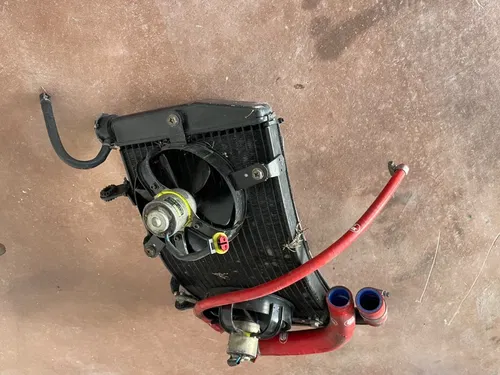 DUCATI OEM 2.7 LITER 749 999  RADIATOR WITH  both FANS  & HOSES  999s 999r 749s