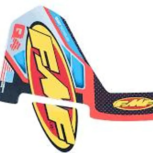 FMF HEX Q4 WRAP LOGO ALUMINUM DECAL 