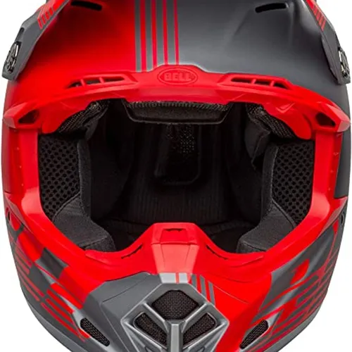 BELL Moto-9 Flex Dirt Helmet (BLACK and RED)