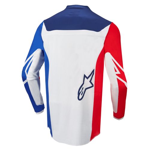 2022 ALPINESTARS RACER COMPASS Off White/Red Fluo/Blue Gear Combo