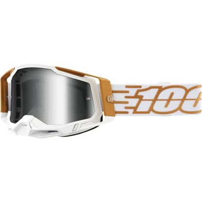 100% Racecraft Gen2 Goggles Mayfair w/Silver Mirror Lens
