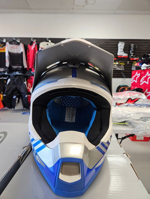 THOR QUADRANT 2 RACE HELMET - BLUE - SIZE XS