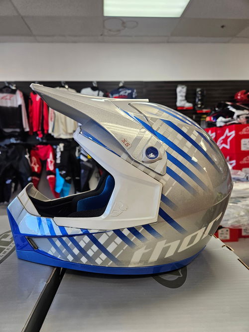 THOR QUADRANT 2 RACE HELMET - BLUE - SIZE XS