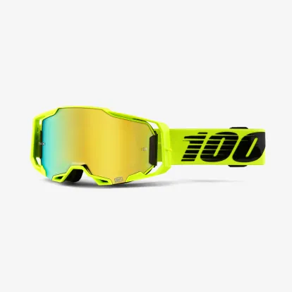 100% ARMEGA® Goggle - Nuclear Citrus / Gold Mirror Lens