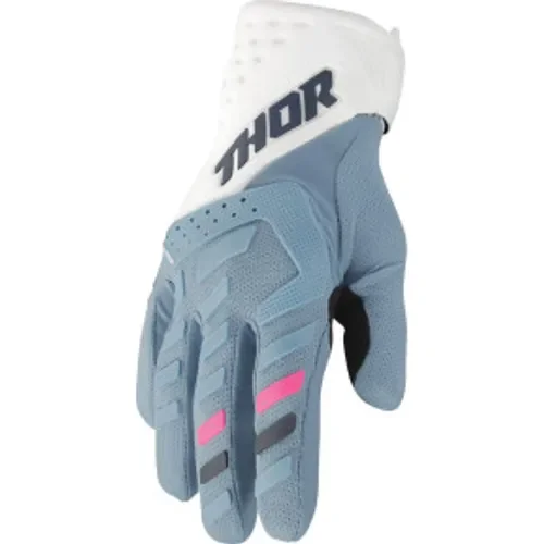 Women's Spectrum Gloves - Starlight Blue/White - Large