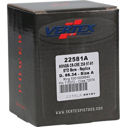 Vertex Piston for Honda CR250 97-01 Size A