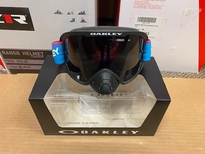 NEW Oakley O Frame 2.0 Pro Mx Miami Vibes w/ Light Grey Lens