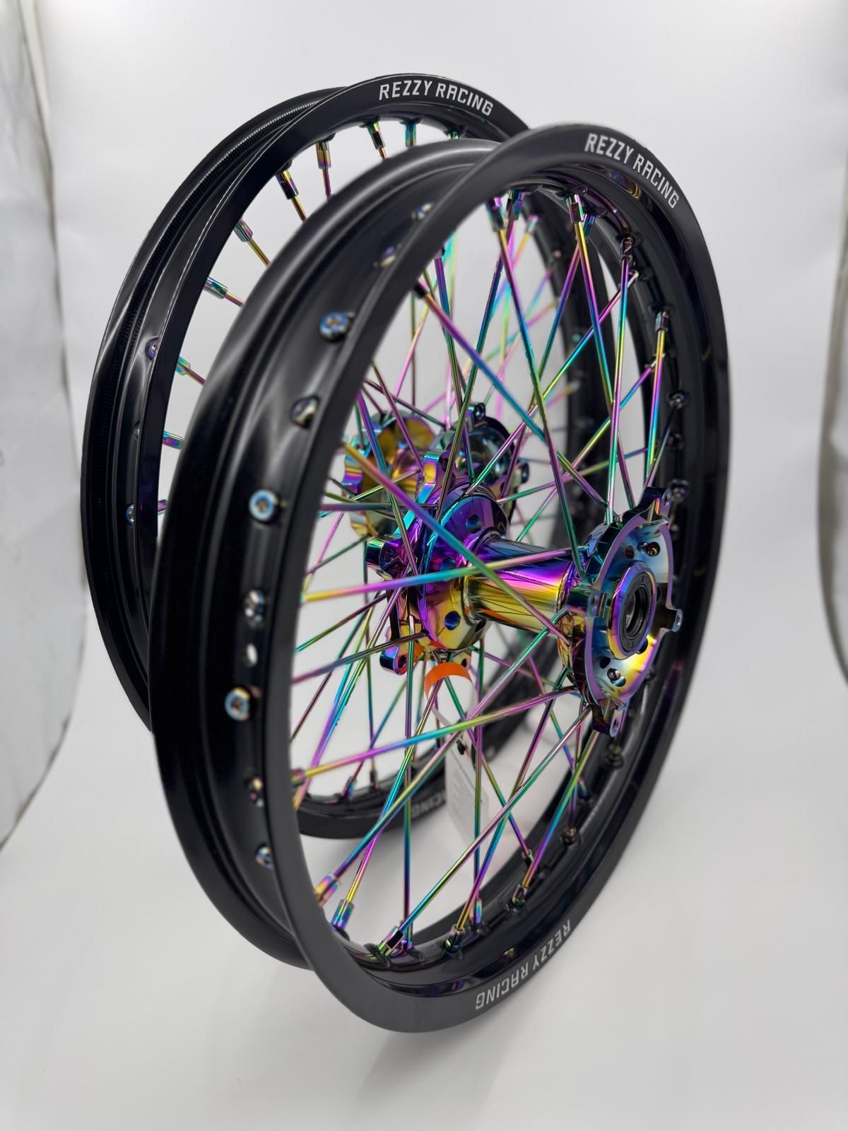 Rezzy Wheels Set KX 250/450 Oil Slick Color Way