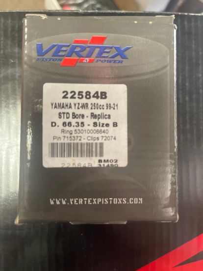 Vertex Piston Kit Yz250 2T