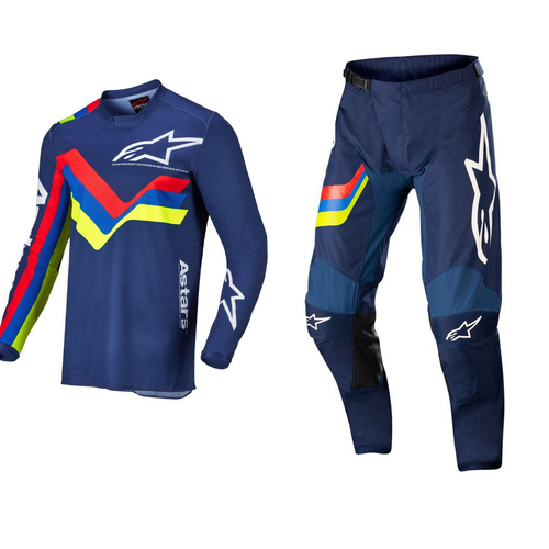2022 ALPINESTARS RACER BRAAP Dark Blue Gear Combo