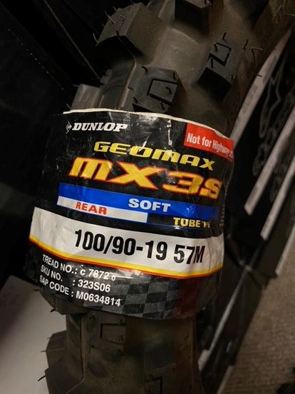 Dunlop Geomax Mx3S - Rear 100/90-19 - 57M