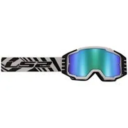 Charger Pro Goggle White with Green Iridium Lens