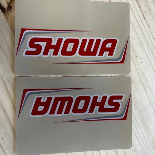 SHOWA FORK GUARD STICKERS