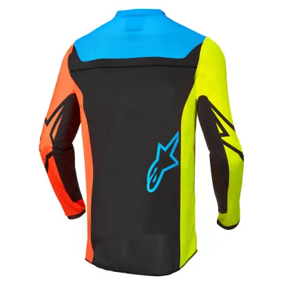 2022 ALPINESTARS YOUTH RACER COMPASS Black/Yellow Fluo/Coral