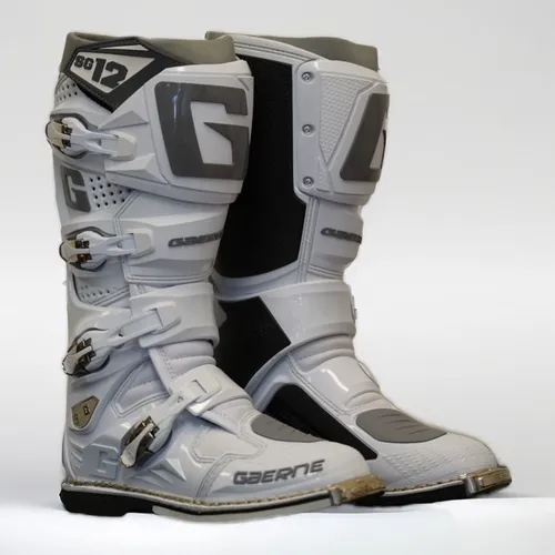Gaerne SG-12 Boots - White/Grey