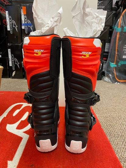 ALPINESTARS TECH 3 BOOTS - Black/White/Red Fluo/Yellow >OOTB