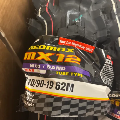 MX12 Dunlop Mx Tire 110/90-19