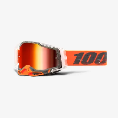 100% RACECRAFT 2® Goggle - Schrute / Mirror Red Lens