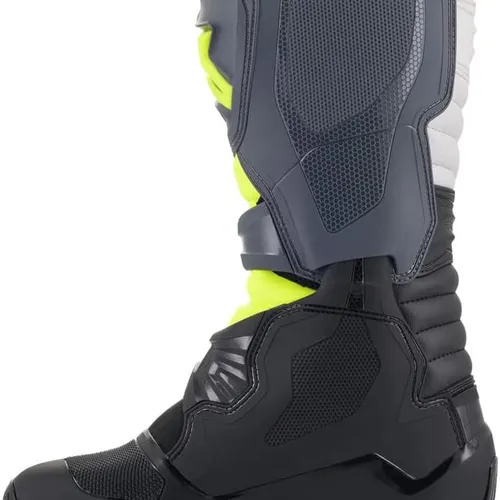 Alpinestars Tech 3 Boots Blk/Cool Grey/Ylw/Fluo Sz 11