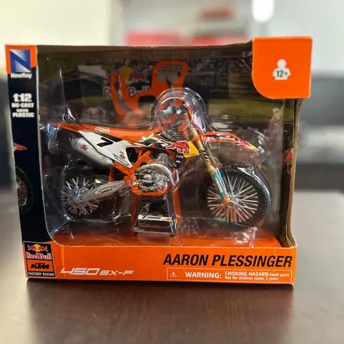 NEW RAY 1:12 SCALE AARON PLESSINGER KTM 450 REPLICA