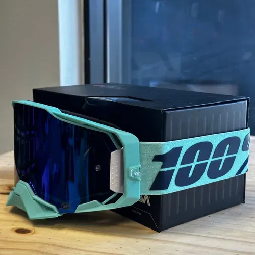 100% Armega Esterel Blue Mirror Goggles