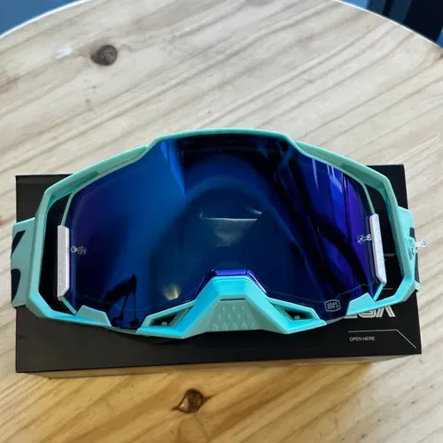 100% Armega Esterel Blue Mirror Goggles