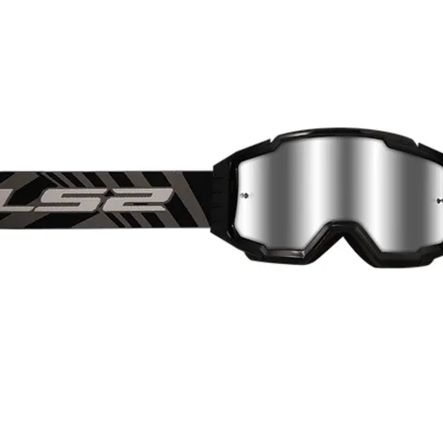 Charger Pro Goggle Black with Silver Iridium Lens