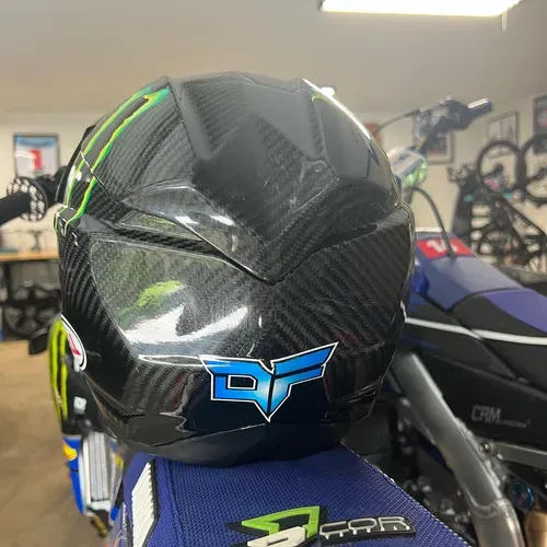 Signed Dylan Ferrandis Monster Energy Bell Helmet 