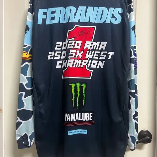 Autographed Dylan Ferrandis 2020 Championship Jersey 