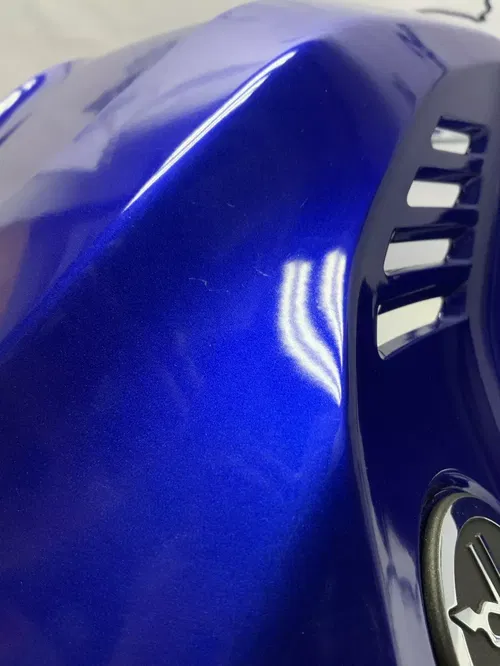Yamaha Fuel Tank Cover Blue YZF-R3 2019-2024 OEM BS7-F171A-01-P0