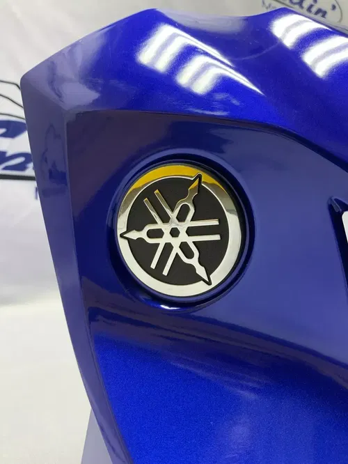 Yamaha Fuel Tank Cover Blue YZF-R3 2019-2024 OEM BS7-F171A-01-P0