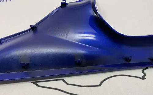Yamaha Left Upper Fairing Blue YZF-R7 2022-2024 OEM BEB-2837L-00-P0