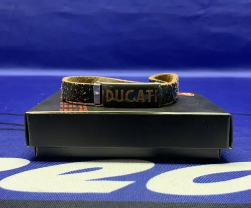 Ducati Retro Leather Bracelet OEM 987680290