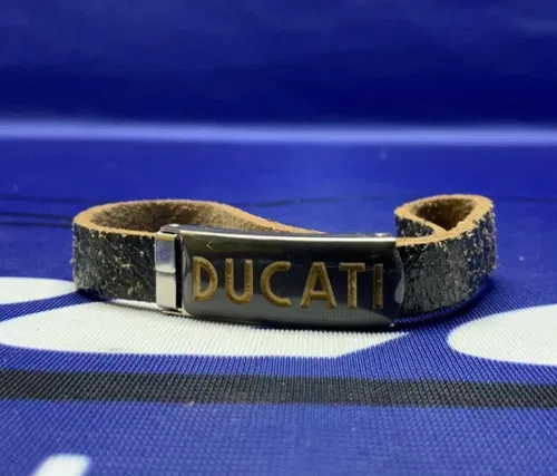 Ducati Retro Leather Bracelet OEM 987680290