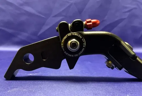 CRG Raceline Clutch Lever Black & Red 1199 Panigale 2012-2014 CB-522-RL-B
