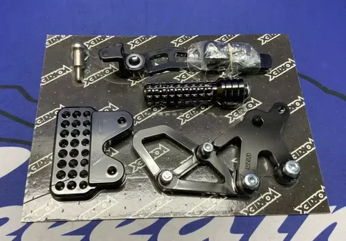 Vortex Racing Rear Sets Left & Right (Black) GSXR 600/750 2011-2025 RS582K