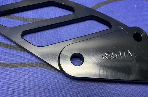 Vortex Racing Left Rear Set Foot Guard (Black) GSXR 600/750 2006-2010 RS547A