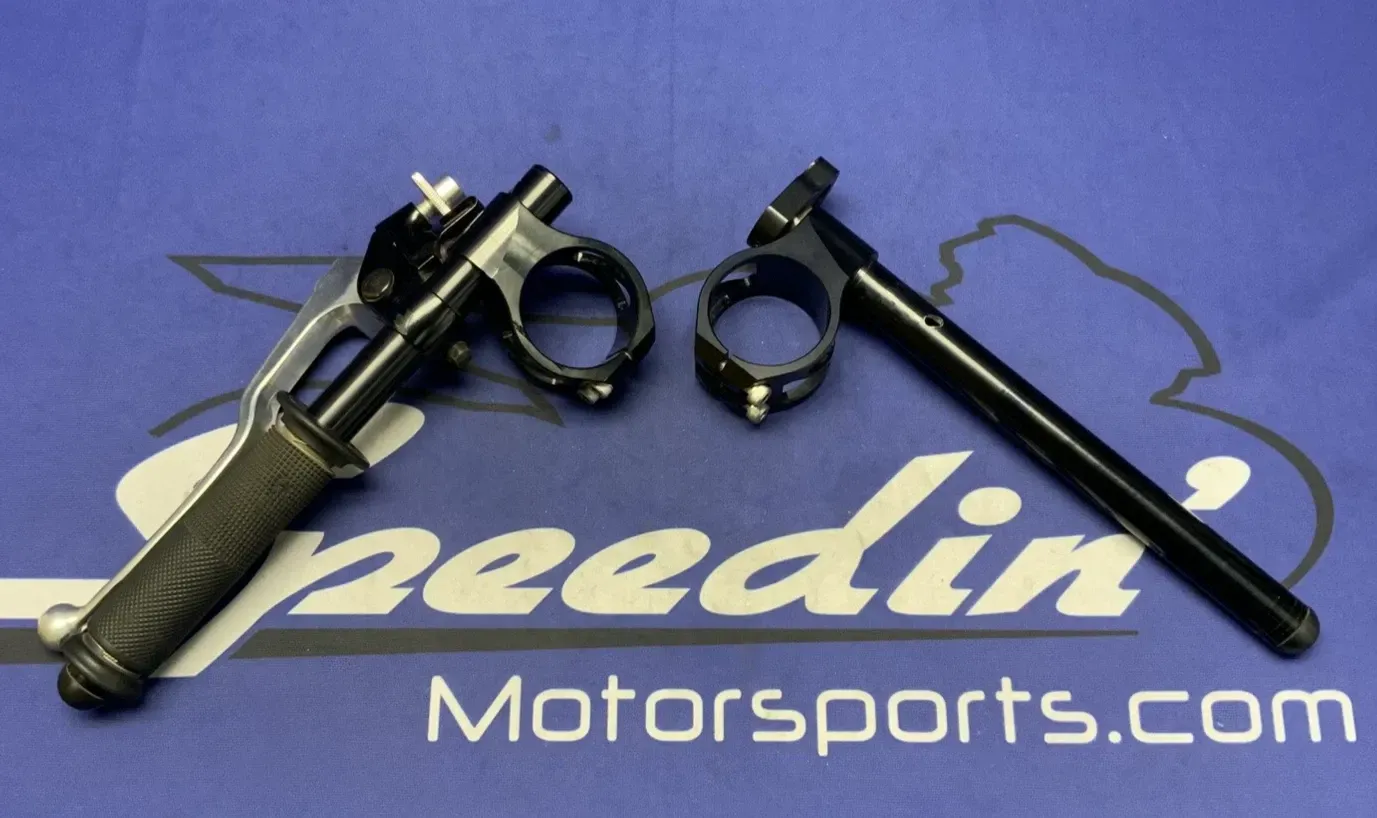 Driven Racing 50mm Clip-Ons W/ Suzuki Clutch Lever DCLO-48/50-BK