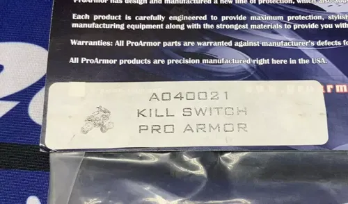 Pro Armor Racing ATV/ Snowmobile Kill Switch A040021