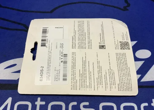 SBS Racing Sintered Front Brake Pads YZF-R6 2005-2020, R1 2015-2021 634DS-2