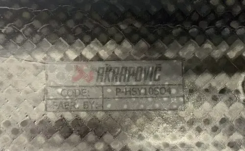 Akrapovic Carbon Heat Shield S-Y10SO15-HAPT, S-Y6R9-APT, S-Y6E9-APT P-HSY10SO4