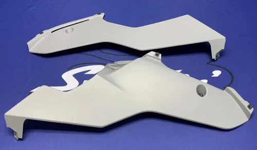 Yamaha Left & Right Lower Fairing Set (Gray) YZF-R6 2017-24 OEM BN6-28385-00-P4