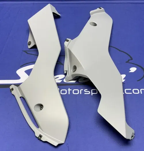 Yamaha Left & Right Lower Fairing Set (Gray) YZF-R6 2017-24 OEM BN6-28385-00-P4