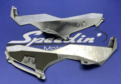 Yamaha Left & Right Lower Fairing Set (Gray) YZF-R6 2017-24 OEM BN6-28385-00-P4
