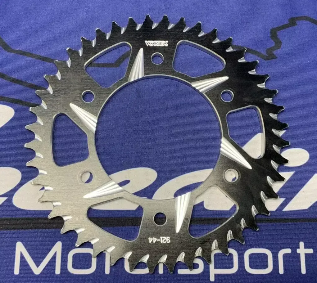 Vortex Racing Rear Sprocket (Black) 525-44T 921ZK-44